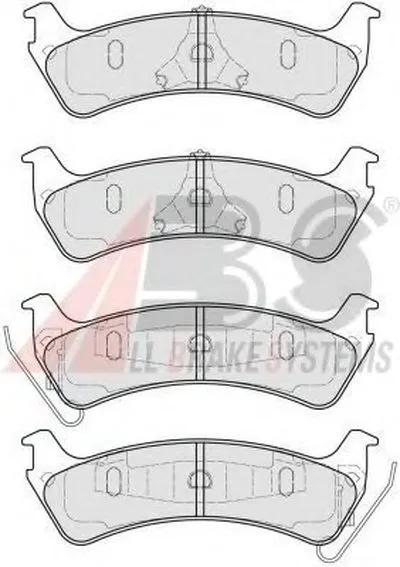 Комплект тормозных колодок, дисковый тормоз A.B.S. купить