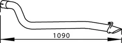 Труба выхлопного газа DINEX купить