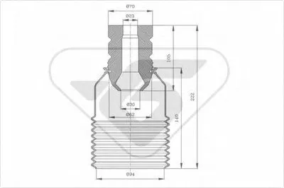 Пылезащитный комплект, амортизатор HUTCHINSON купить