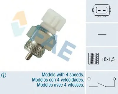 Выключатель, фара заднего хода FAE купить