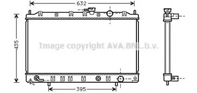 Радиатор, охлаждение двигателя AVA QUALITY COOLING купить