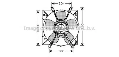 Вентилятор, охлаждение двигателя AVA QUALITY COOLING купить