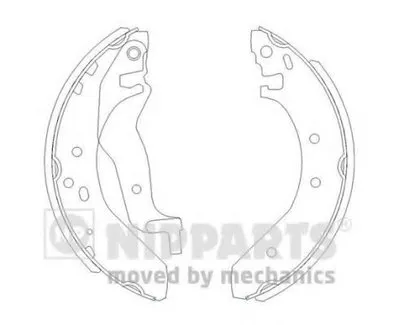 Комплект тормозных колодок NIPPARTS купить