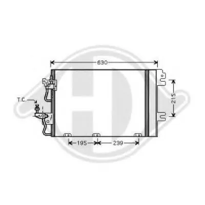 Конденсатор, кондиционер DIEDERICHS купить