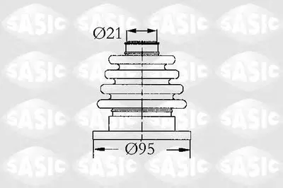Комплект пылника, приводной вал SASIC купить