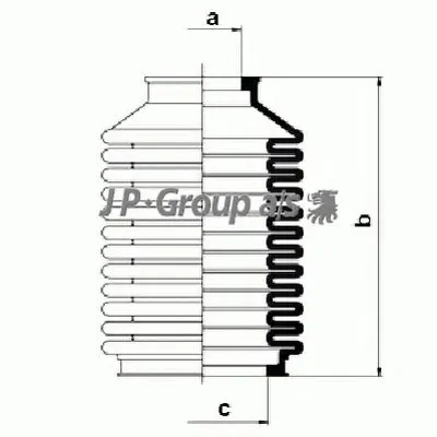 Комплект пылника, рулевое управление QH JP GROUP купить