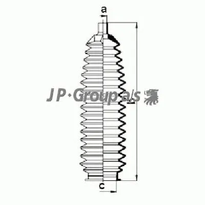 Комплект пылника, рулевое управление QH JP GROUP купить