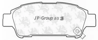 Комплект тормозных колодок, дисковый тормоз QH JP GROUP купить