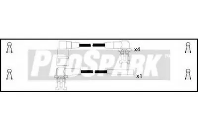 Комплект проводов зажигания ProSpark STANDARD купить