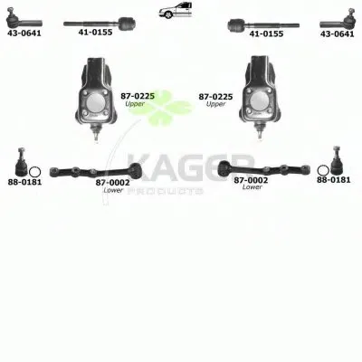 Подвеска колеса KAGER купить