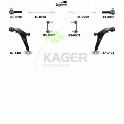Подвеска колеса KAGER купить