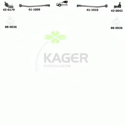 Подвеска колеса KAGER купить