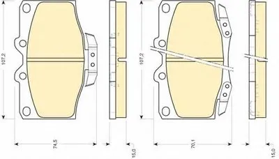 Комплект тормозных колодок, дисковый тормоз GIRLING купить