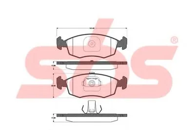 Комплект тормозных колодок, дисковый тормоз sbs купить