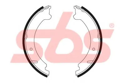 Комплект тормозных колодок, стояночная тормозная система sbs купить