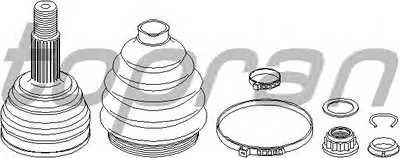 Шарнирный комплект, приводной вал TOPRAN купить