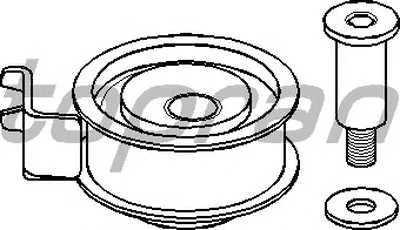 Натяжной ролик, ремень ГРМ TOPRAN купить