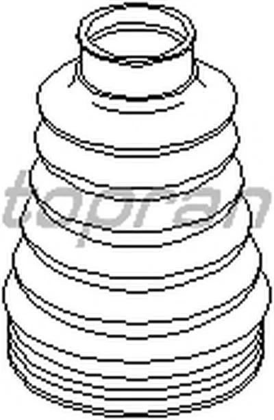Пыльник, приводной вал TOPRAN купить
