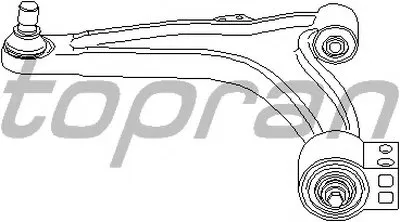 Рычаг независимой подвески колеса, подвеска колеса TOPRAN купить