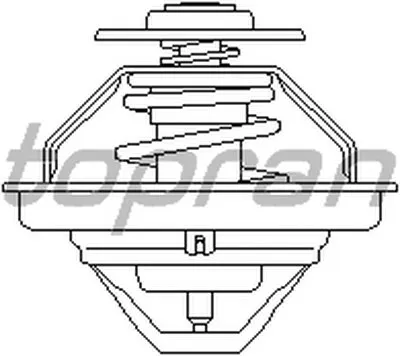Термостат, охлаждающая жидкость TOPRAN купить