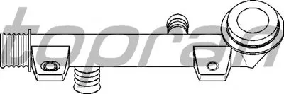Фланец охлаждающей жидкости TOPRAN купить