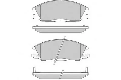 Комплект тормозных колодок, дисковый тормоз E.T.F. купить