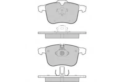 Комплект тормозных колодок, дисковый тормоз E.T.F. купить