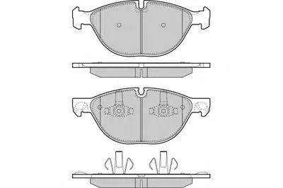 Комплект тормозных колодок, дисковый тормоз E.T.F. купить