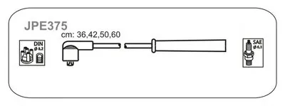 Комплект проводов зажигания JANMOR купить