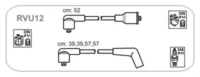 Комплект проводов зажигания JANMOR купить