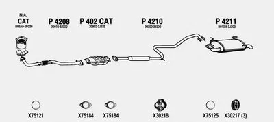 Система выпуска ОГ FENNO купить