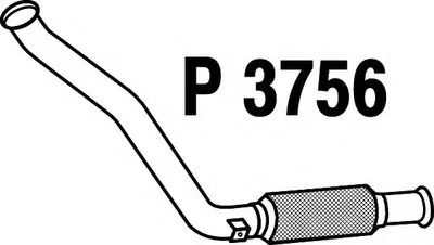 Труба выхлопного газа FENNO купить