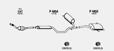 Система выпуска ОГ FENNO купить