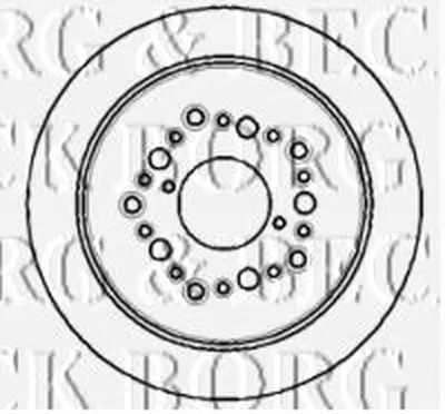 Тормозной диск BORG & BECK купить