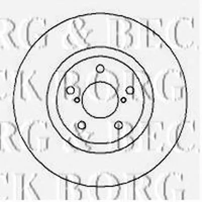 Тормозной диск BORG & BECK купить