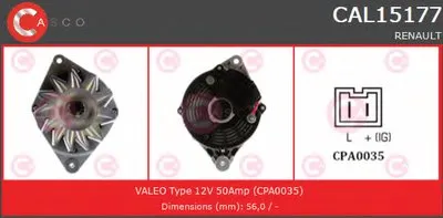 Генератор REMANUFACTURED SERIES CASCO купить