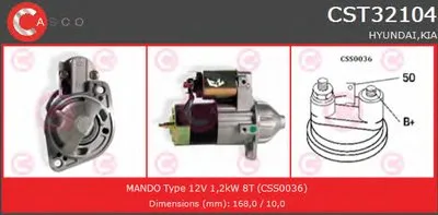 Стартер GENUINE SERIES CASCO купить