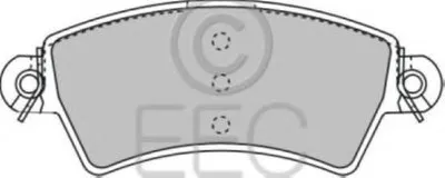 Комплект тормозных колодок, дисковый тормоз EEC купить