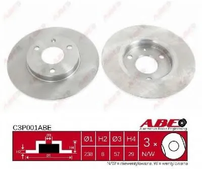 Тормозной диск ABE купить