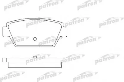 Комплект тормозных колодок, дисковый тормоз PATRON купить