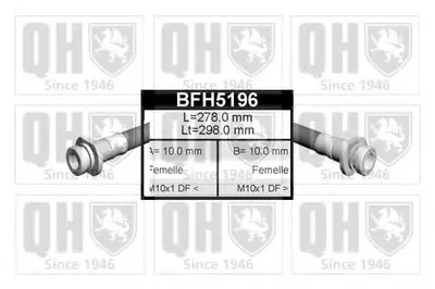 Тормозной шланг QUINTON HAZELL купить