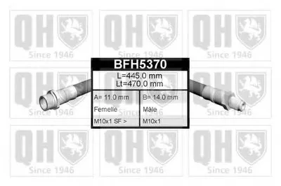 Тормозной шланг QUINTON HAZELL купить