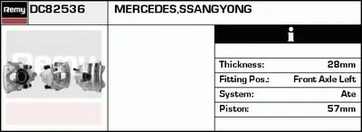 Тормозной суппорт Remanufactured REMY (Multiline) DELCO REMY купить