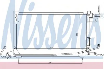 Конденсатор, кондиционер NISSENS купить