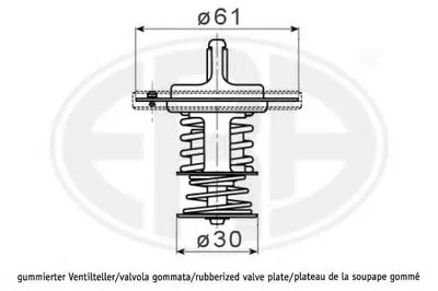 Термостат, охлаждающая жидкость ERA купить