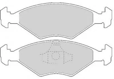 Комплект тормозных колодок, дисковый тормоз DURON купить