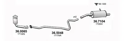 Система выпуска ОГ ASSO купить