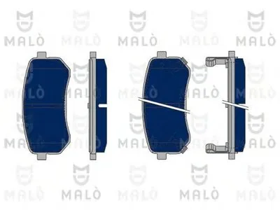 Комплект тормозных колодок, дисковый тормоз MALÒ купить