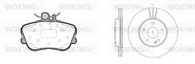 Комплект тормозов, дисковый тормозной механизм WOKING купить