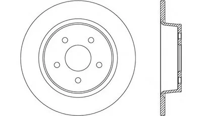 Тормозной диск ADAPTIVE OPEN PARTS купить
